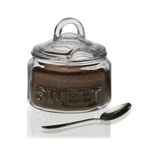 AZUCARERO CRISTAL SWEET C/CUCHARA 12CMS